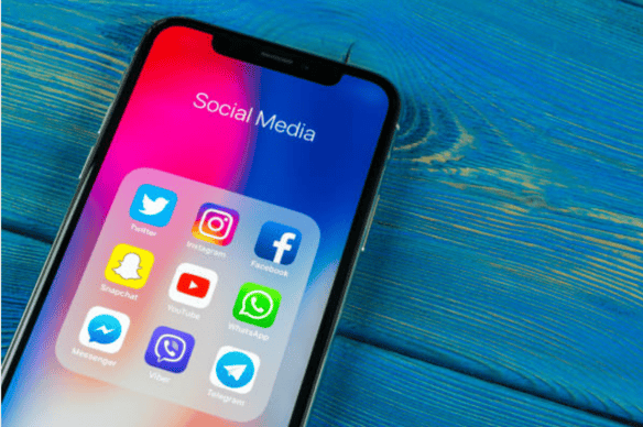 social media apps on iphone x