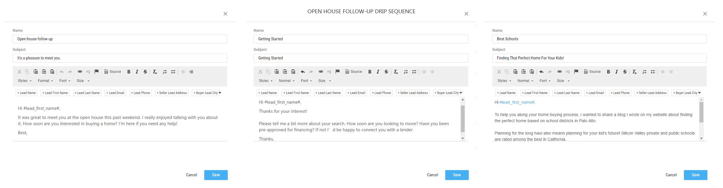 email drip campaigns